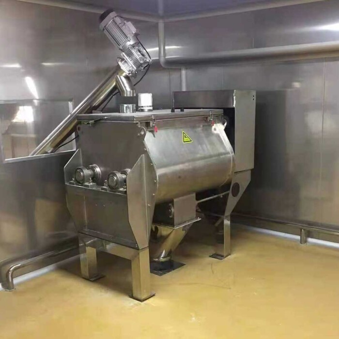double shafts paddle mixer