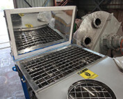 safety grid on ribbon blender